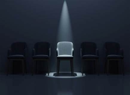 Empty chair symbolizing clients we lose to addiction