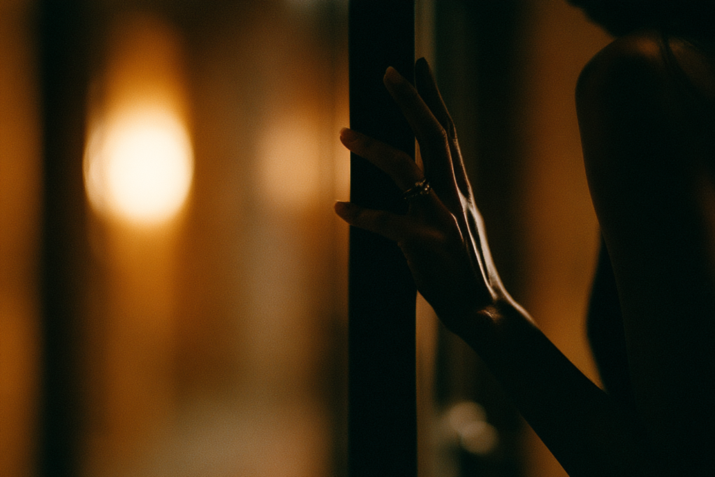theunderratedsuperheroCloseonawomanshandrestingonacla70ede23c4db4027b9bdadf07b84bb342 The Underrated Superhero Therapist self disclosure a clinicians hand resting on a closed office door warm light beyond